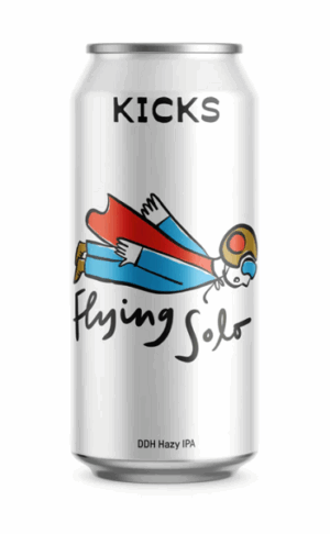 Kicks Flying Solo Hazy IPA