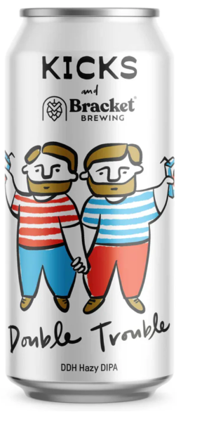 Kicks Double Trouble Hazy DIPA