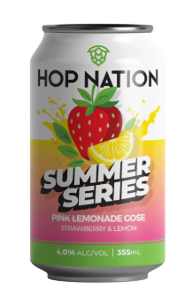 Hop Nation Pink Lemonade Strawberry & Lemon Sour
