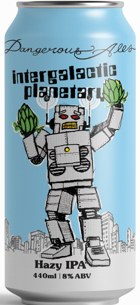 Dangerous Ales Intergalactic Planetary Hazy IPA