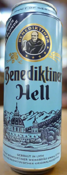 Benediktiner Hell 500ml Can