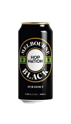 Hop Nation Melbourne Black Nitro Pub Stout
