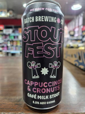 Batch Stoutfest Cappuccinos & Cronut Stout